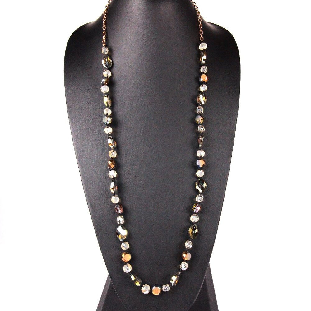 Vintage Charming Charlie Multi-Colored Beaded Necklace